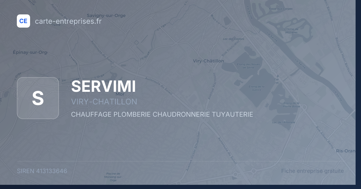 SERVIMI — 413133646 — fiche entreprise