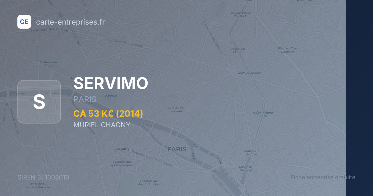 SERVIMO — 351308010 — fiche entreprise
