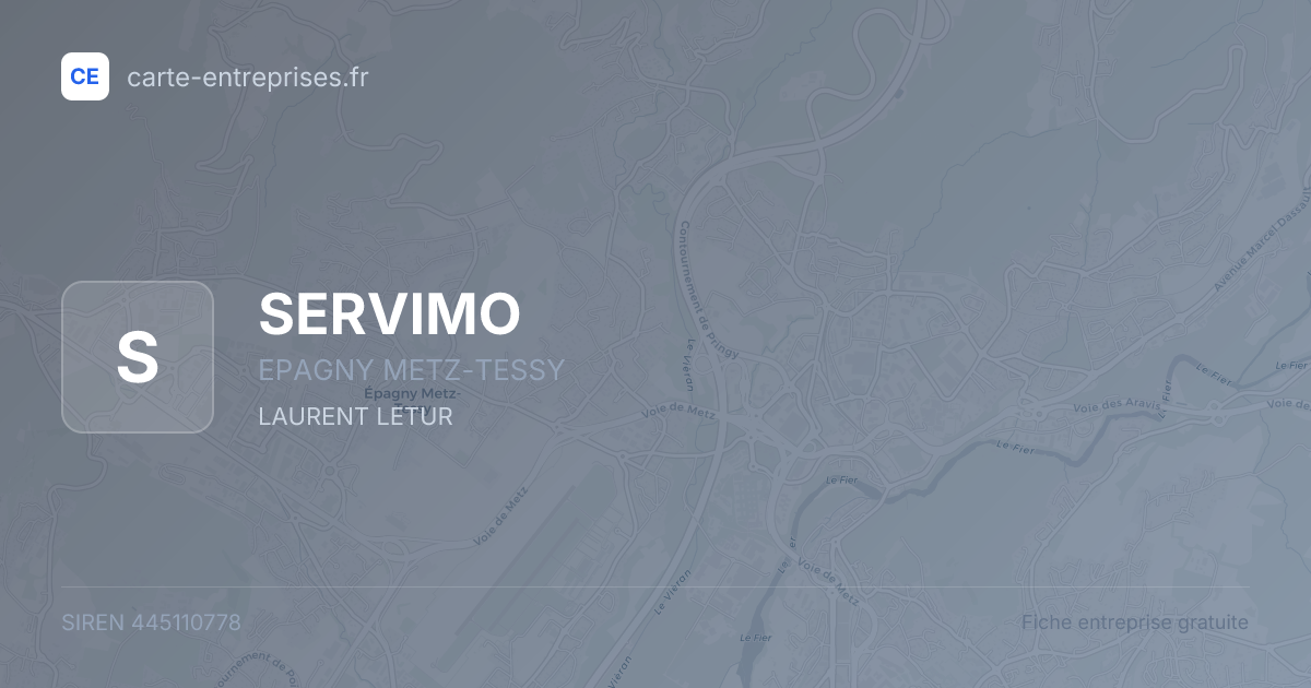 SERVIMO — 445110778 — fiche entreprise