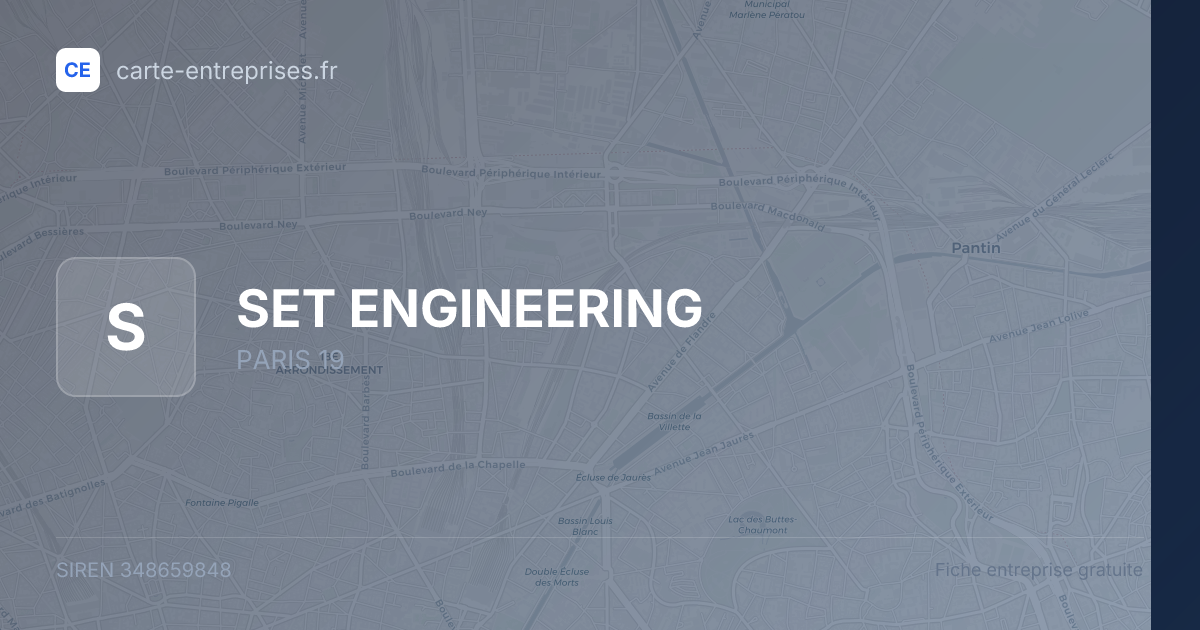 SET ENGINEERING — 348659848 — fiche entreprise