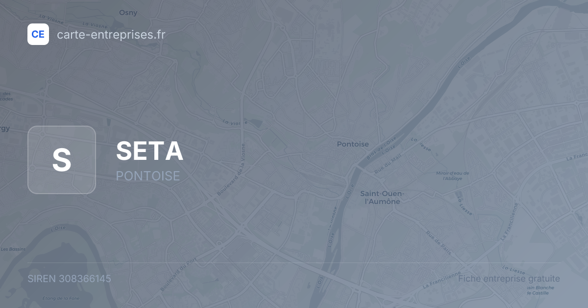 SETA — 308366145 — fiche entreprise