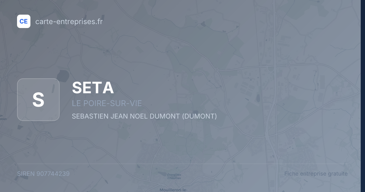 SETA — 907744239 — fiche entreprise