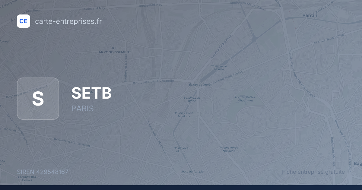 SETB — 429548167 — fiche entreprise