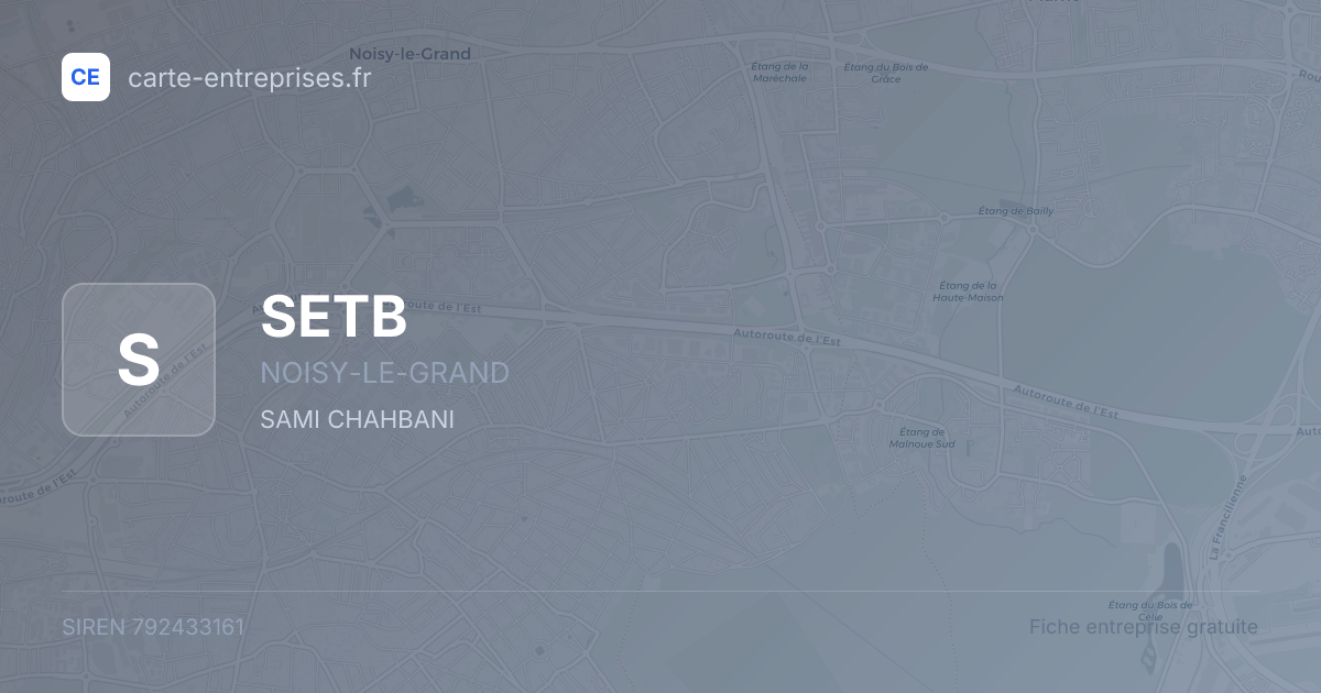 SETB — 792433161 — fiche entreprise