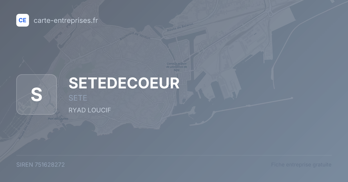 SETEDECOEUR — 751628272 — fiche entreprise