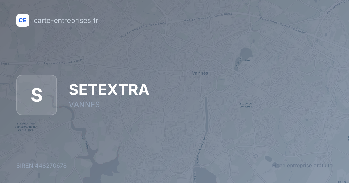 SETEXTRA — 448270678 — fiche entreprise