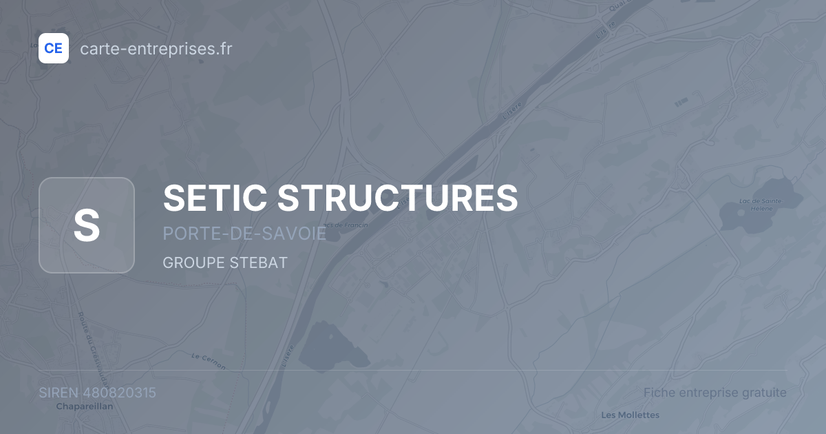 SETIC STRUCTURES — 480820315 — fiche entreprise