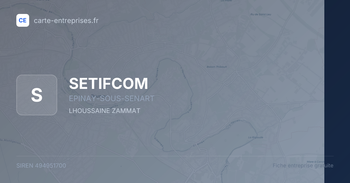SETIFCOM — 494951700 — fiche entreprise