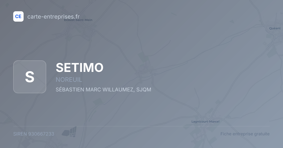 SETIMO — 930667233 — fiche entreprise