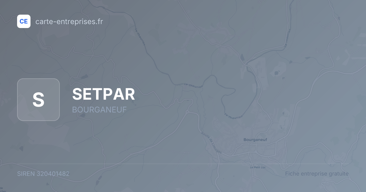 SETPAR — 320401482 — fiche entreprise