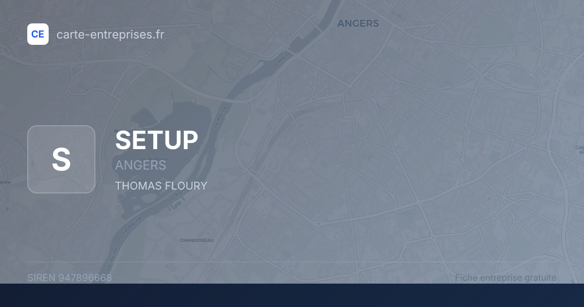 SETUP — 947896668 — fiche entreprise