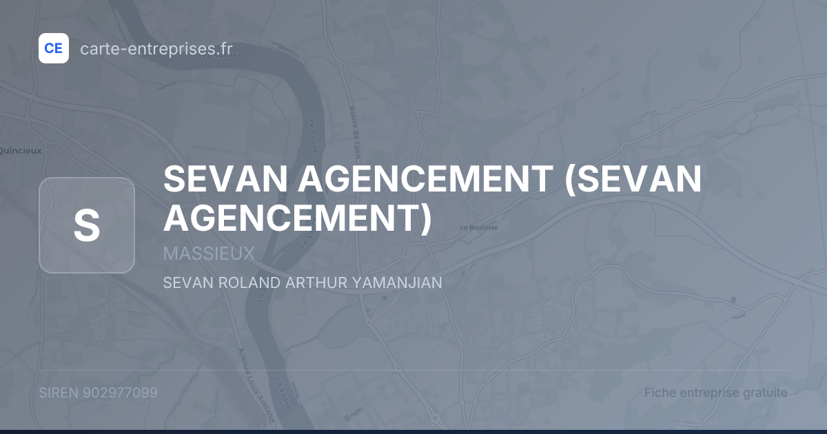 SEVAN AGENCEMENT — 902977099 — fiche entreprise
