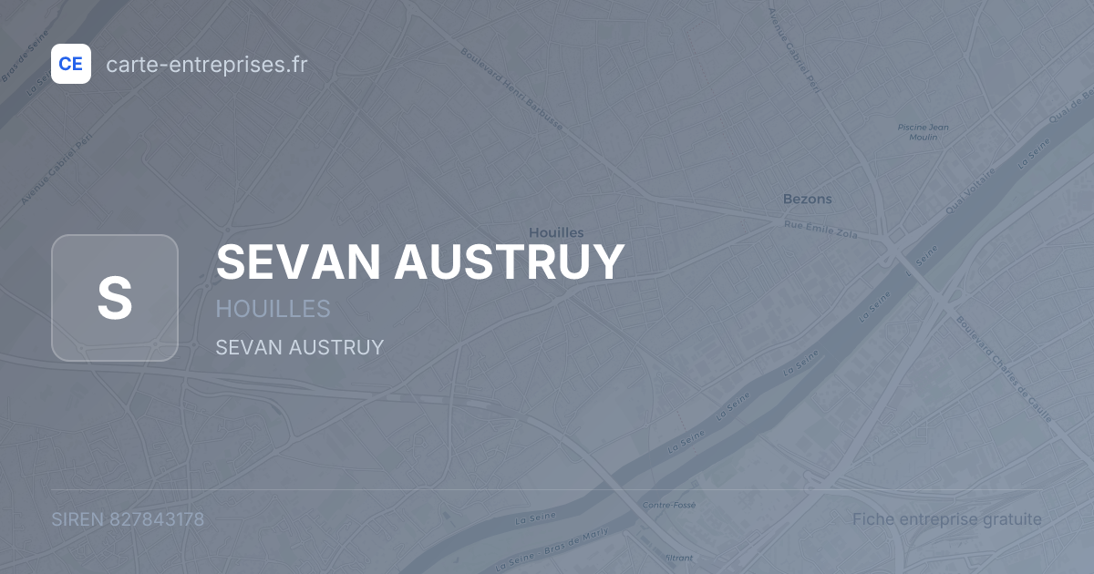 SEVAN AUSTRUY — 827843178 — fiche entreprise