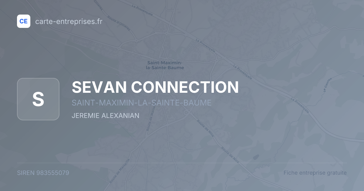 SEVAN CONNECTION — 983555079 — fiche entreprise