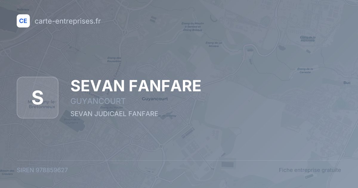 SEVAN FANFARE — 978859627 — fiche entreprise
