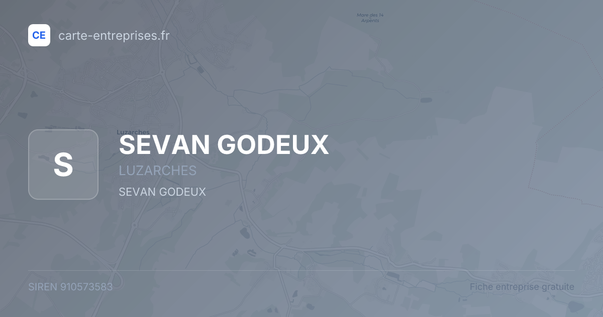 SEVAN GODEUX — 910573583 — fiche entreprise