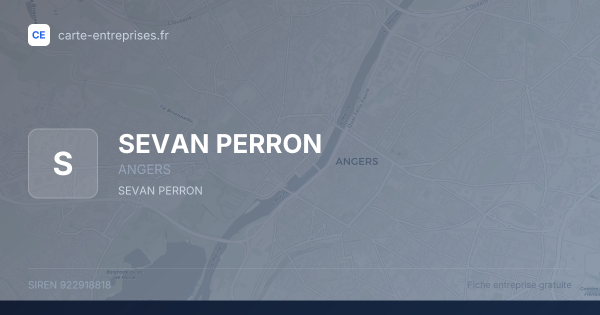 SEVAN PERRON — 922918818 — fiche entreprise