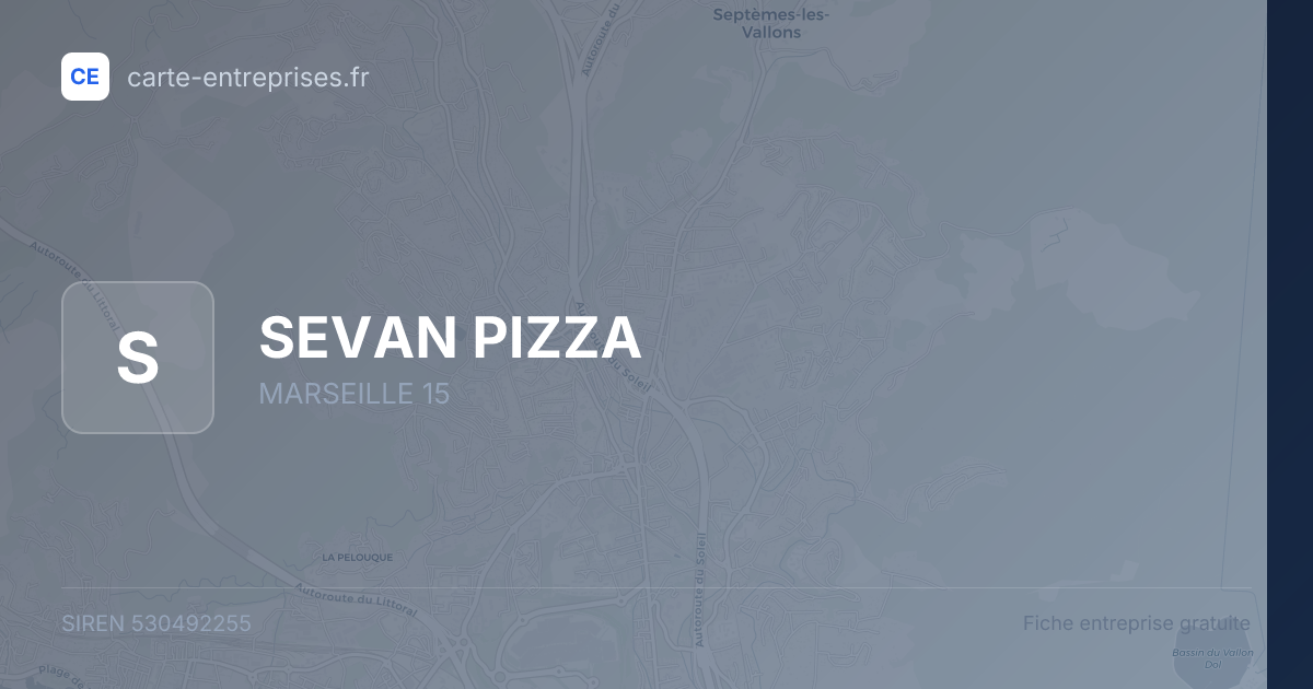 SEVAN PIZZA — 530492255 — fiche entreprise