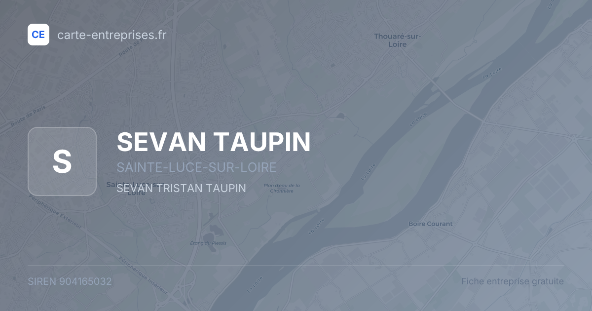 SEVAN TAUPIN — 904165032 — fiche entreprise