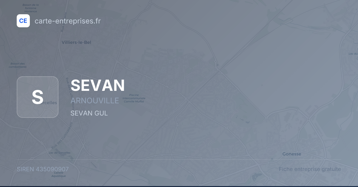 SEVAN — 435090907 — fiche entreprise