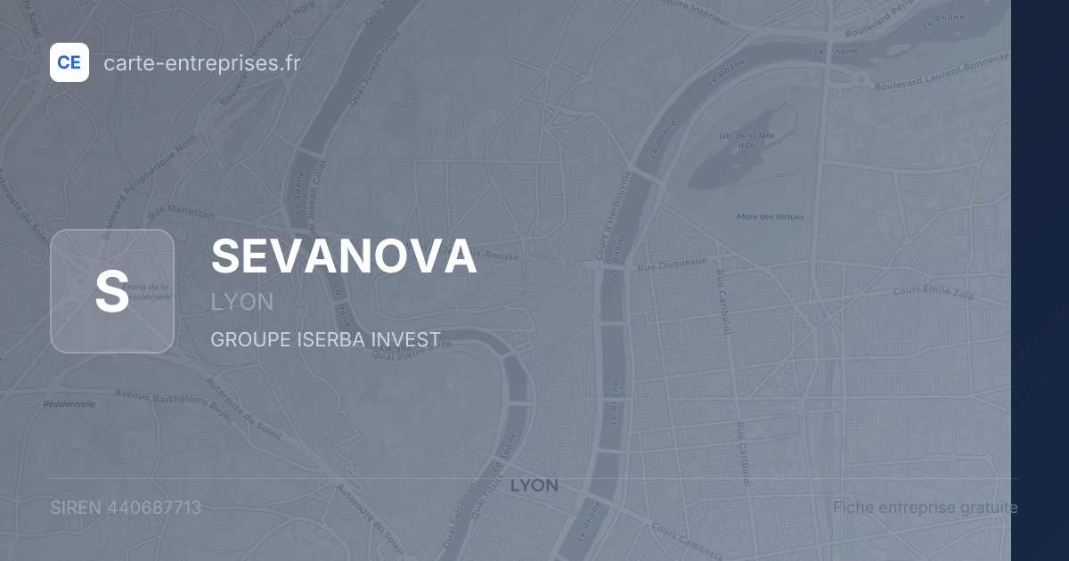 SEVANOVA — 440687713 — fiche entreprise