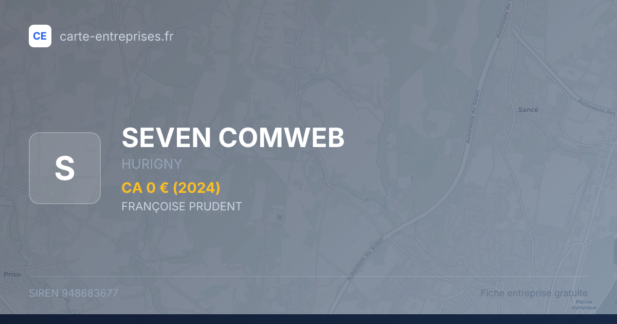SEVEN COMWEB — 948683677 — fiche entreprise