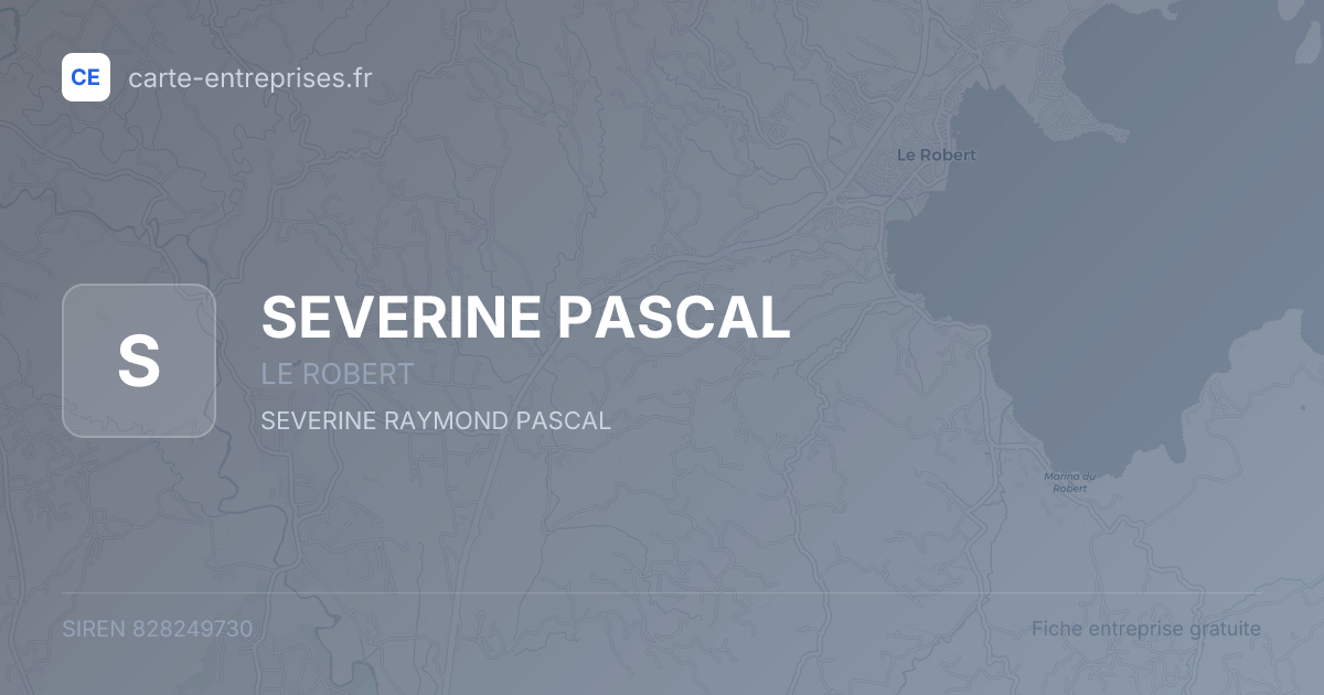 SEVERINE PASCAL — 828249730 — fiche entreprise