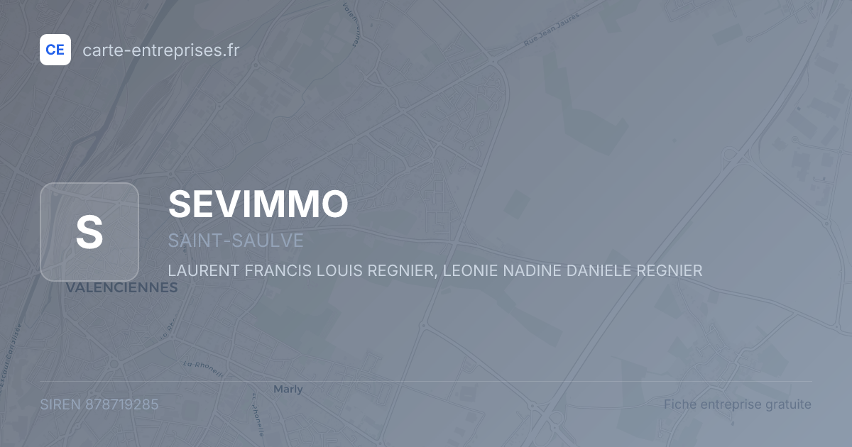 SEVIMMO — 878719285 — fiche entreprise