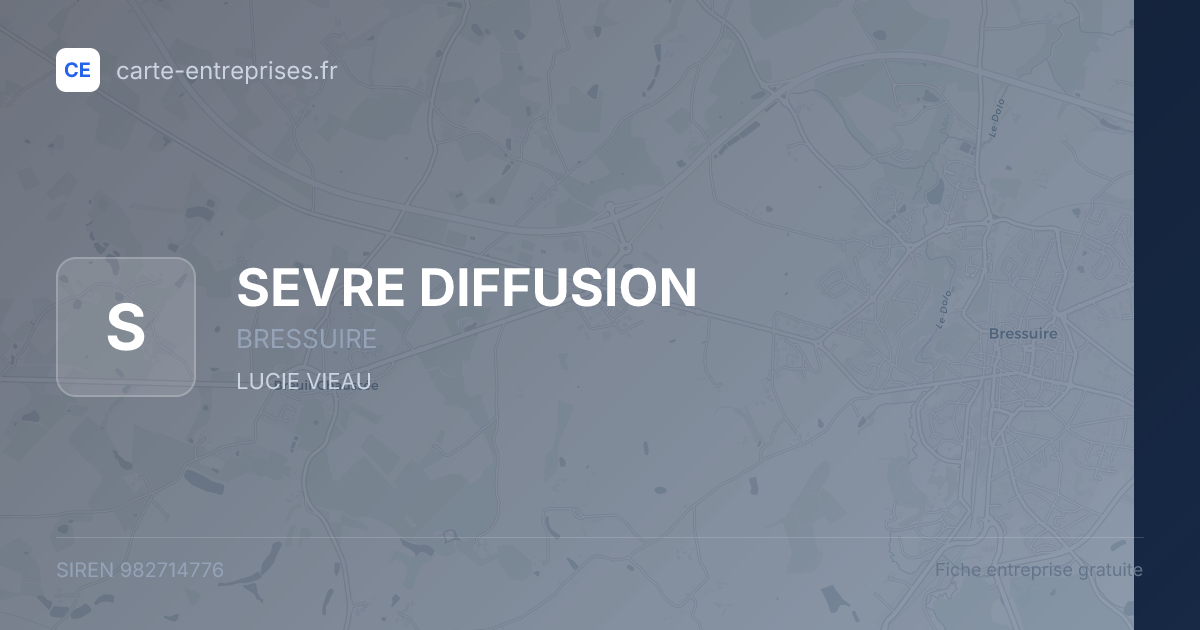 SEVRE DIFFUSION — 982714776 — fiche entreprise