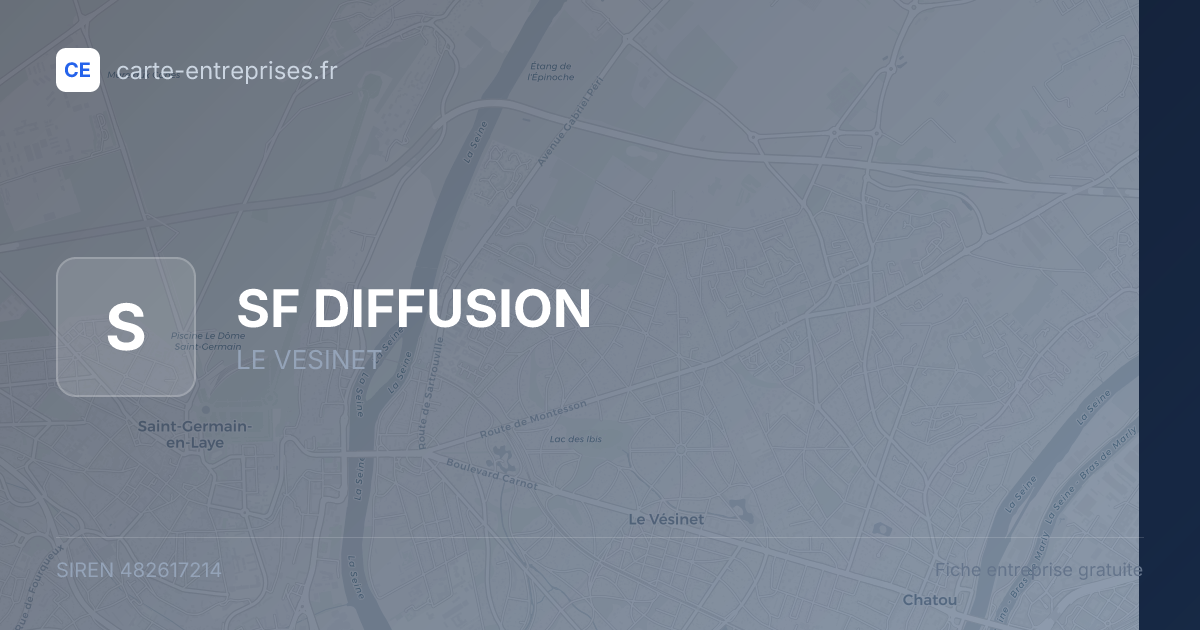 SF DIFFUSION — 482617214 — fiche entreprise