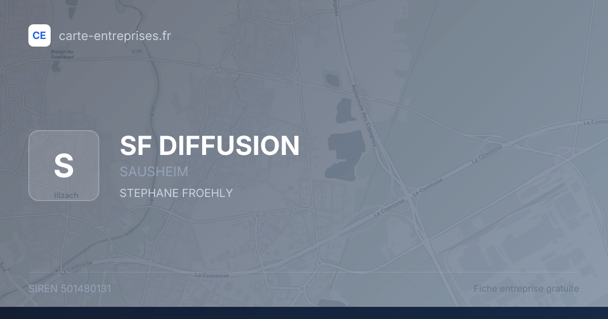 SF DIFFUSION — 501480131 — fiche entreprise