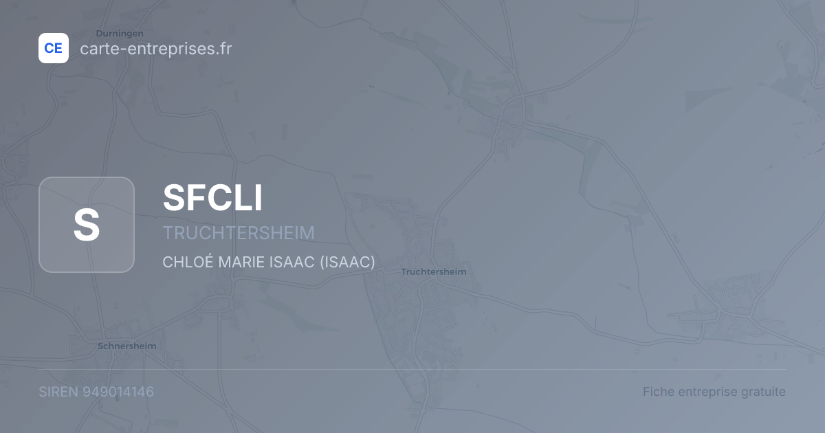 SFCLI — 949014146 — fiche entreprise
