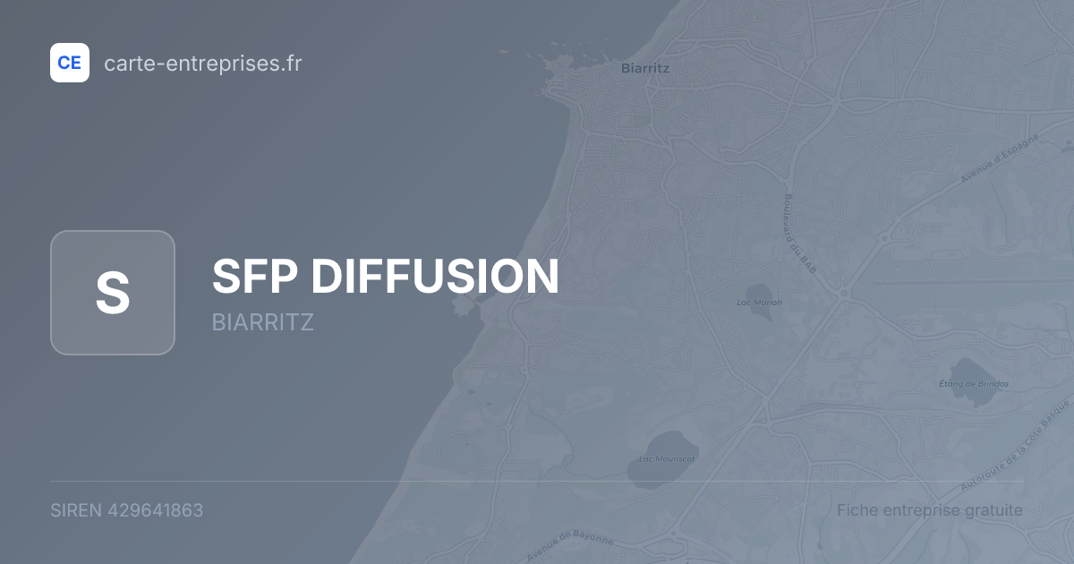 SFP DIFFUSION — 429641863 — fiche entreprise