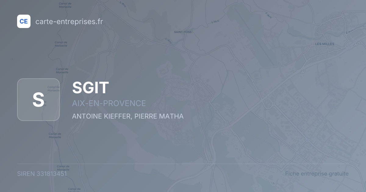 SGIT — 331813451 — fiche entreprise