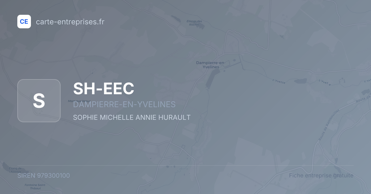 SH-EEC — 979300100 — fiche entreprise