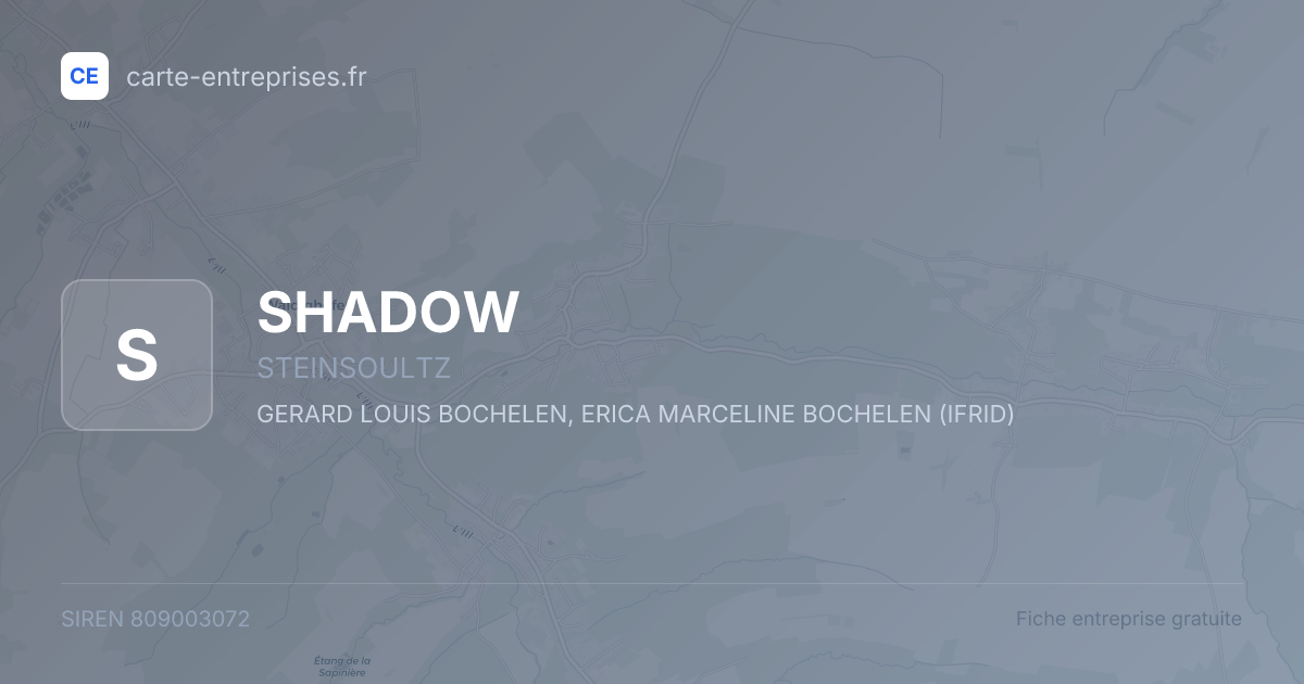 SHADOW — 809003072 — fiche entreprise