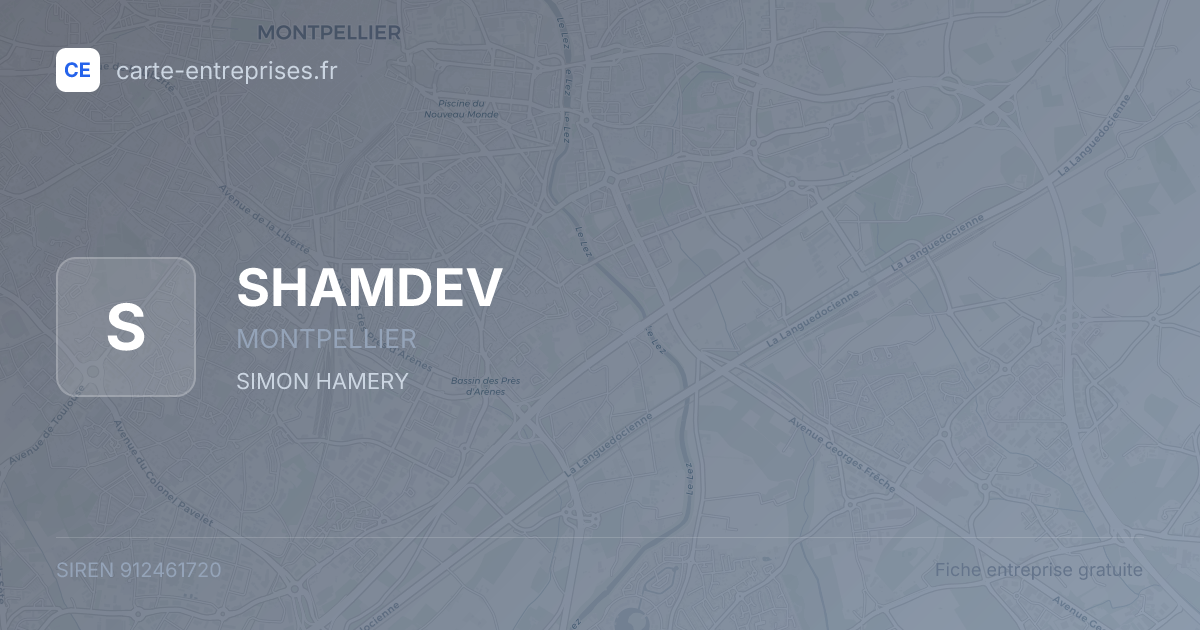 SHAMDEV — 912461720 — fiche entreprise