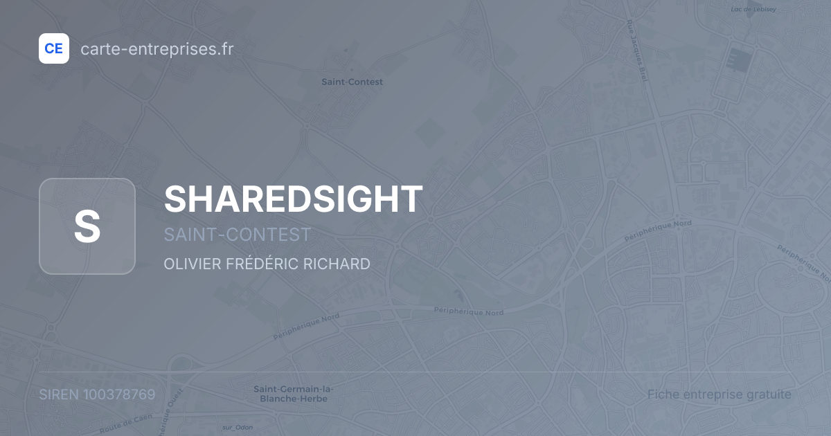 SHAREDSIGHT — 100378769 — fiche entreprise