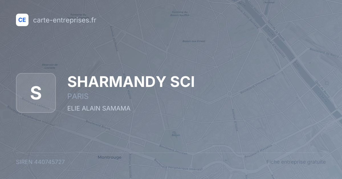 SHARMANDY SCI — 440745727 — fiche entreprise