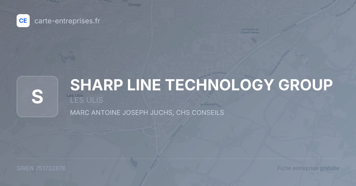 SHARP LINE TECHNOLOGY GROUP — 751732876 — fiche entreprise