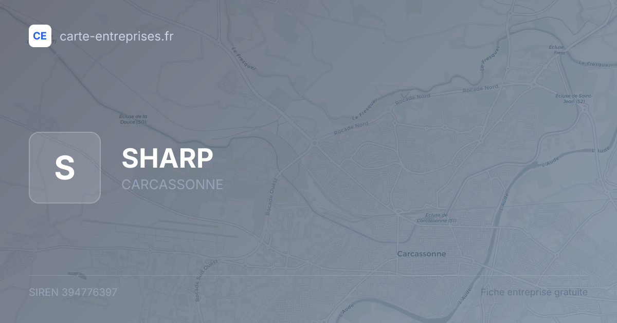 SHARP — 394776397 — fiche entreprise