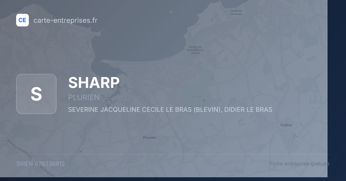 SHARP — 878338912 — fiche entreprise