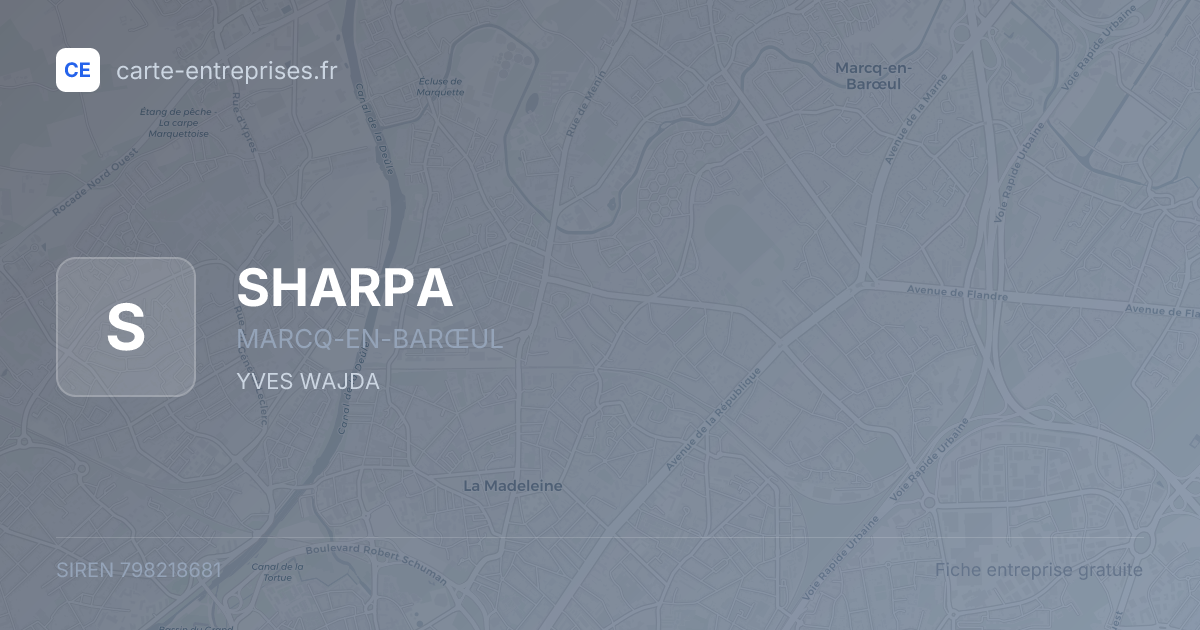 SHARPA — 798218681 — fiche entreprise