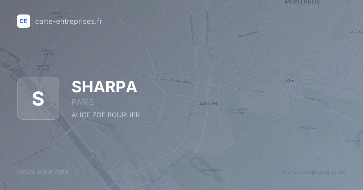SHARPA — 995017399 — fiche entreprise