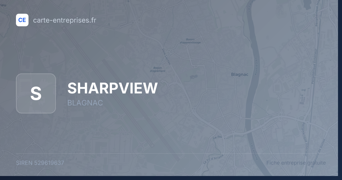 SHARPVIEW — 529619637 — fiche entreprise