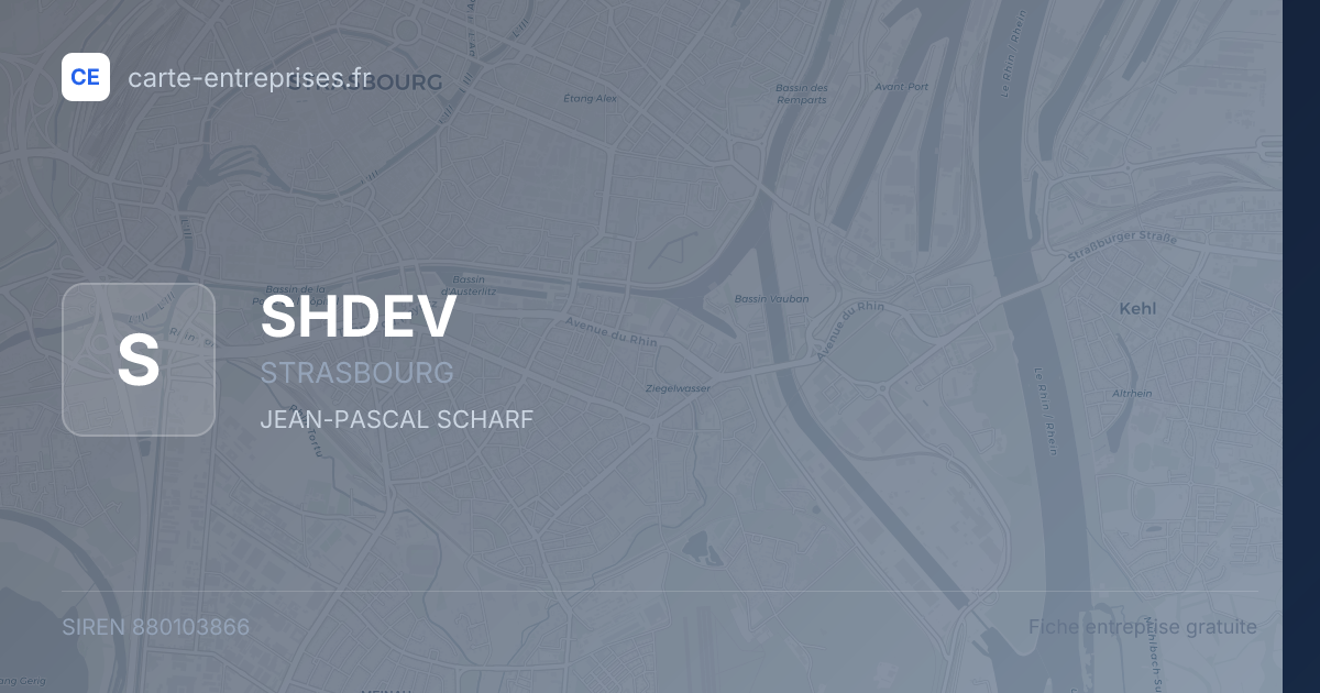 SHDEV — 880103866 — fiche entreprise