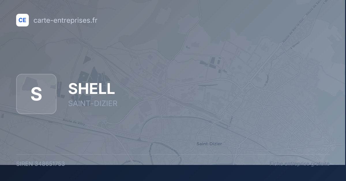 SHELL — 348651753 — fiche entreprise