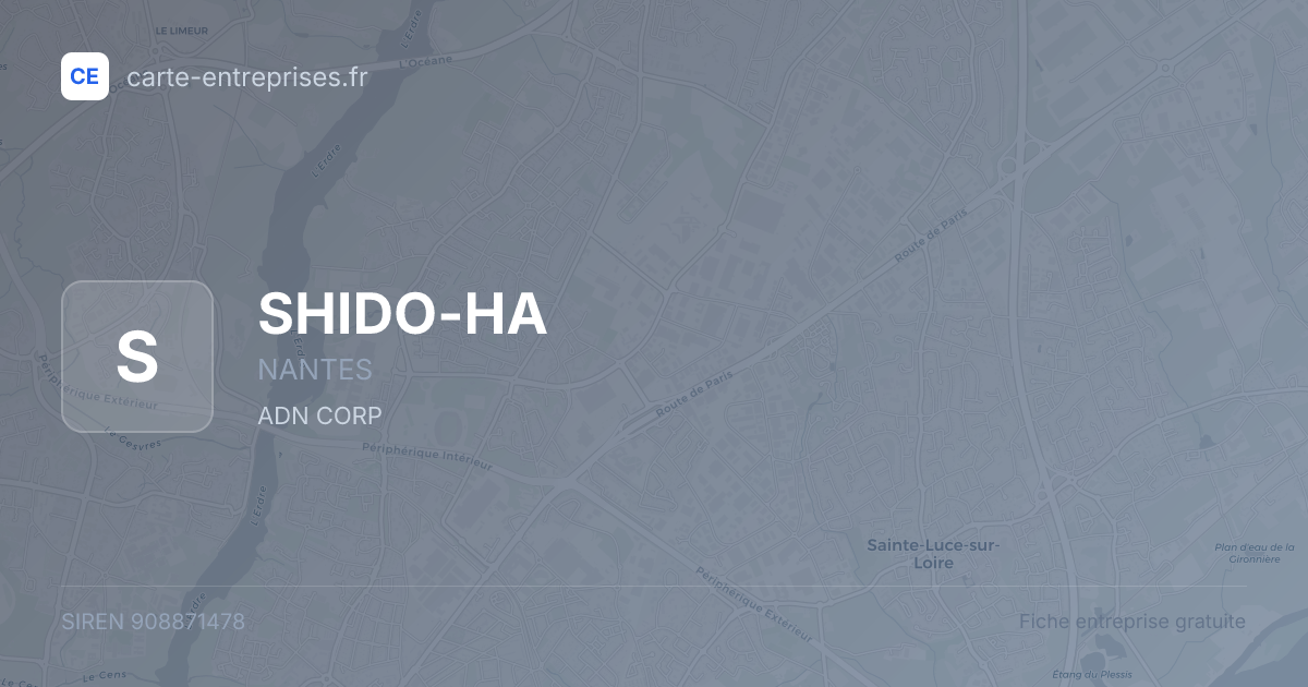 SHIDO-HA — 908871478 — fiche entreprise