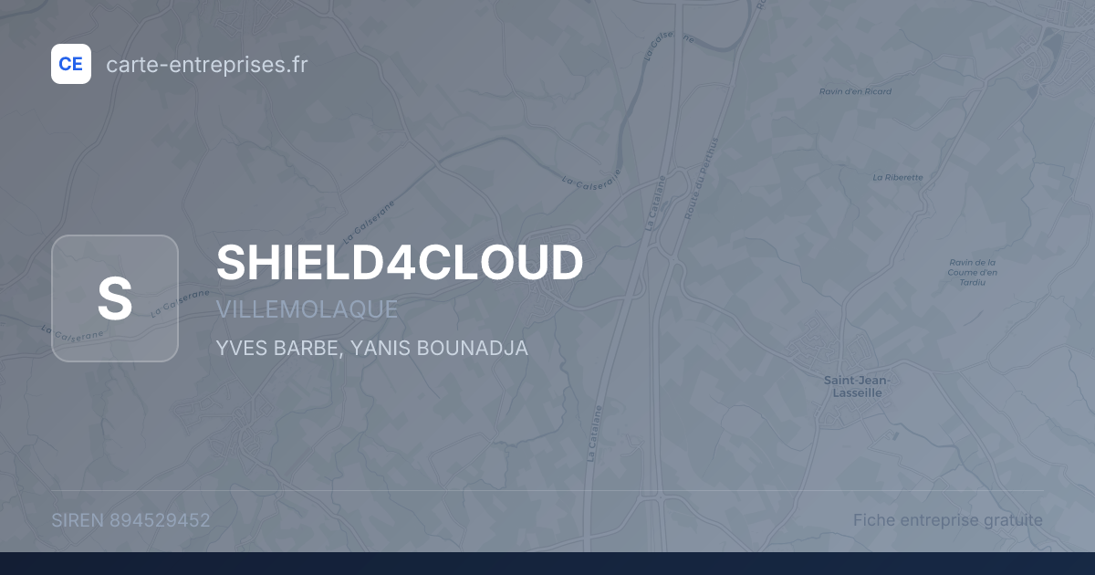 SHIELD4CLOUD — 894529452 — fiche entreprise