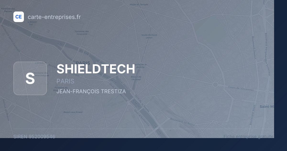 SHIELDTECH — 952009546 — fiche entreprise